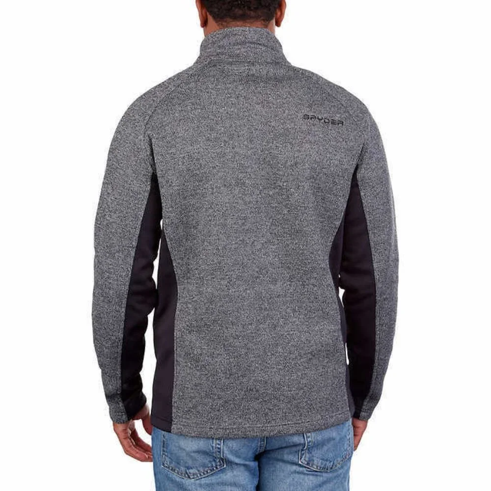 Spyder Men's Half Zip Sweater Gait Knit Pullover Jacket NWT - Picture 2 of 3